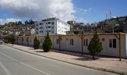 Ballıca Prefabrik Çarşı Hizmete Hazır