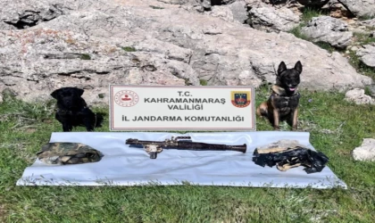 Kayalıklara gizlenmiş roketatar bulundu