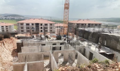 Pazarcık’ta kalıcı konutlar hızla yükseliyor 