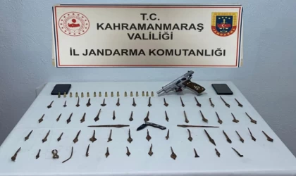 Afşin’de Roma dönemine ait tarihi eser ele geçirildi 