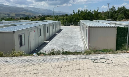 Büyükşehir, Nurhak ve Ekinözü Konteyner Kent’te Alt ve Üstyapı Uygulamalarını Tamamladı