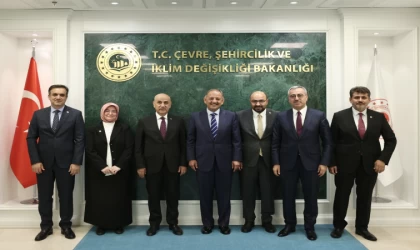 Kahramanmaraş Heyetinden Bakan Özhaseki’ye Ziyaret