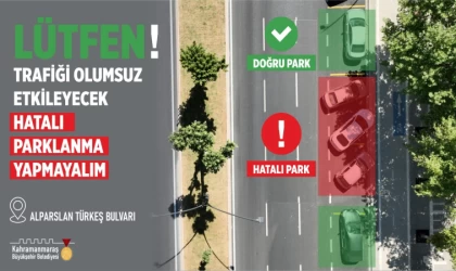 Binevler Bölgesinde Yatay Parklanmaya Dikkat!