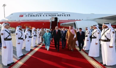Cumhurbaşkanı Erdoğan Katar’da