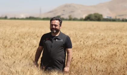 Elbistan’da Belediyesi tarlada buğday üretip, ücretsiz 10 bin ekmek dağıtıyor