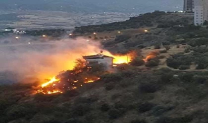 Kahramanmaraş’ta korkutan yangın 