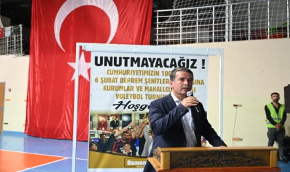 Deprem şehitleri voleybol turnuvası ile anıldı