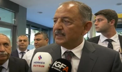 Bakan Özhaseki: Kahramanmaraş’ı 4 kırmızı çizgiden taviz vermeden inşaa edeceğiz