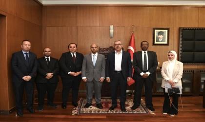 Başkan Güngör, Kuveyt Arap Ekonomik Kalkınma Fonu Heyetini Ağırladı