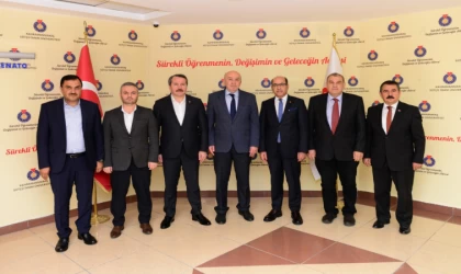 Memur-Sen Genel Başkanı Ali Yalçın’dan Rektör Yasım’a Ziyaret