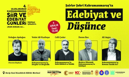 Şiir ve Edebiyatın Nabzı Kahramanmaraş’ta Atmaya Devam Ediyor