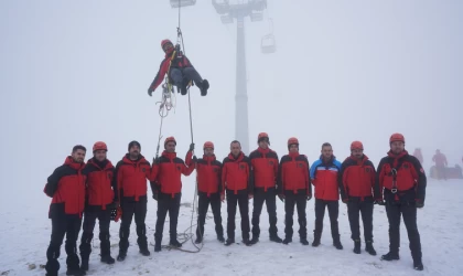 Yedikuyular’da Gerçeği Aratmayan Kurtarma Tatbikatı
