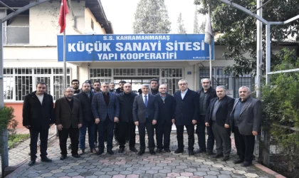Başkan Güngör ve Vali Ünlüer, Küçük Sanayi Sitesi Esnafıyla Bir Araya Geldi