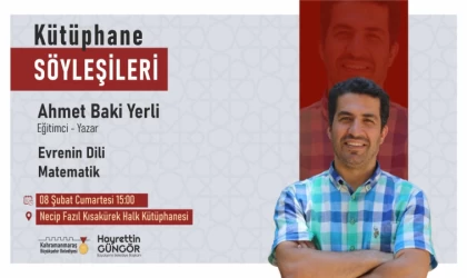 Kütüphane Söyleşileri’nde Bu Hafta “Evrenin Dili Matematik” Konuşulacak