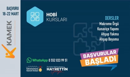 KAMEK’in Yeni Atölyeleri Katılımcılarını Bekliyor