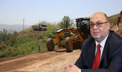 Dulkadiroğlu’ndan Bulanık Mahallesinde Stabilize Yol Çalışması 