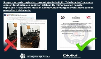 İstanbul’da ele geçirilen silah haberleri manipülatif!