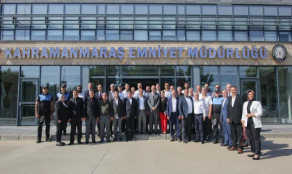 Kahramanmaraş'ta Mahalle Muhtarlarıyla Güvenlik Toplantısı