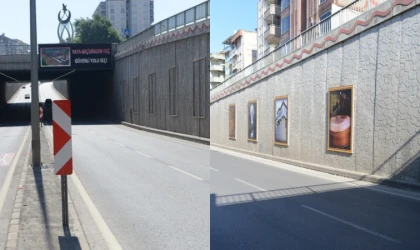 Şehrin Değerleri Karamanlı Kavşağı’nı Süsledi