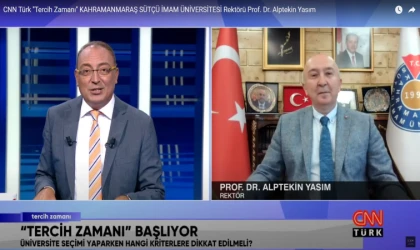 Rektör Yasım, ‘Tercih Zamanı’ Programında KSÜ’yü Tanıttı