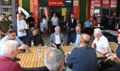 Başkan Görgel, Samsun Çarşısı Esnafıyla Buluştu