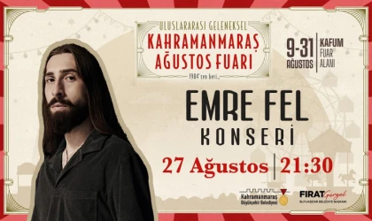 Sevilen Sanatçı Emre Fel, KAFUM’da Sahne Alacak