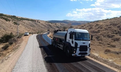 Büyükşehir, Afşin Kırsalında da Ulaşım Atağını Sürdürüyor