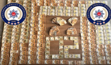 Adıyaman’da ticari takside 40 bin 700 Euro’ya el kondu