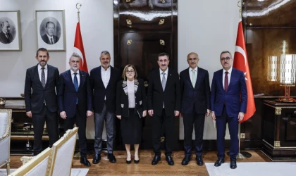 Başkan Görgel, Cumhurbaşkanı Yardımcısı Yılmaz ile Bir Araya Geldi
