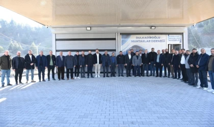 Başkan Görgel’den Dulkadiroğlu Muhtarlar Derneğine Ziyaret