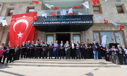 Dulkadiroğlu Millet Kütüphanesi ve Etüt Merkezi Hizmete Açıldı