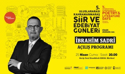 Şiir ve Edebiyatın Kalbi Kahramanmaraş’ta Atacak