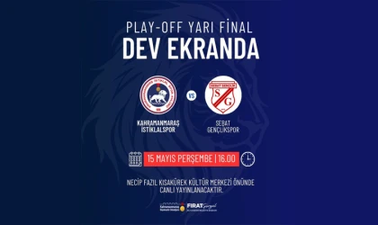 Büyükşehir, İstiklalspor’un Yarı Final Mücadelesini Dev Ekranda Sporseverlerle Buluşturacak
