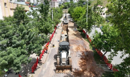 Dulkadiroğlu’nda Yeni Altyapı Hatlarının İmalatı Sürüyor