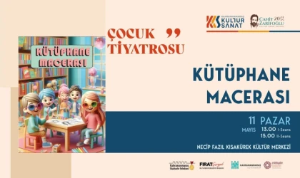 “Kütüphane Macerası” Minik İzleyicileri İçin Sahne Alacak