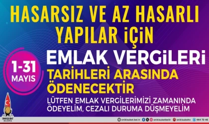 Onikişubat Belediyesi’nden önemli Emlak Vergisi ödemesi hatırlatması