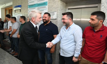 Başkan Görgel, Belediye Çalışanlarının Bayramını Tebrik Etti