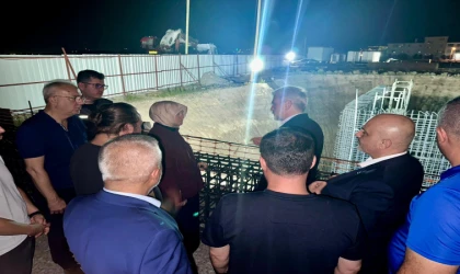 Başkan Görgel, Kılavuzlu İçmesuyu İletim Hattındaki Çalışmaları Yerinde İnceledi