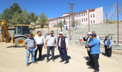 Baydemirli Sahası Güreş Festivaline Hazırlanıyor