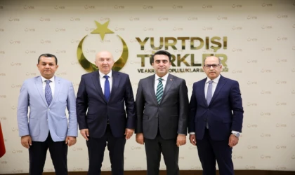 Rektör Yasım’dan YTB Başkanı Turus’a Hayırlı Olsun Ziyareti
