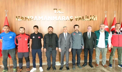 Kahramanmaraş Afet ve Acil Durum Platformu’ndan Vali Ünlüer’e Ziyaret