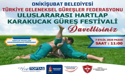 Onikişubat Belediyesi’nden Uluslararası Hartlap Karakucak Güreş Festivali