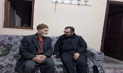 Aksu TV’deki Duygu Yüklü Görüntülerin Kahramanı Kerim Ali Amca’ya Şahbaz Derneği’nden Ziyaret