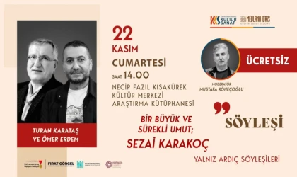 Diriliş Şairi Sezai Karakoç’un Yazın Hayatı Ele Alınacak