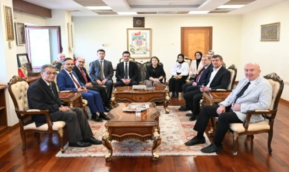 Prof. Dr. Sami Güçlü’den KSÜ Rektörü Prof. Dr. Alptekin Yasım’a Ziyaret