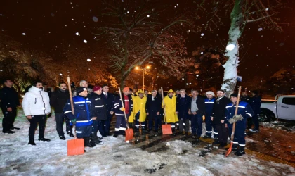 Görgel ve Ünlüer’den Yılın Son Saatlerinde Sahada Denetim ve Ziyaret