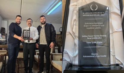 Şahbaz Uluslararası Yardım Derneği’ne “Yılın İyilik Elçisi” Ödülü