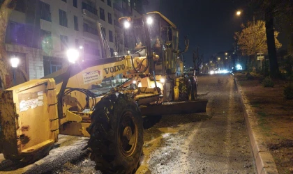 Büyükşehir’den Yollara Anında Müdahale