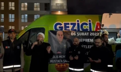 Deprem Bölgesine İlk Günden Bu Yana Destek Veren Polis Memuru Mustafa Şahin’den 6 Şubat’ta Anlamlı Vefa