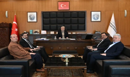 Memur -Sen İl Başkanı Mehmet Çetin, Başkan Fırat Görgel'e Ziyaret